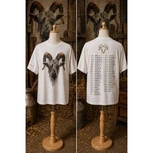 Daddy Yankee Tour Tee Goat Graphic Back Hit Dates Official Merch L